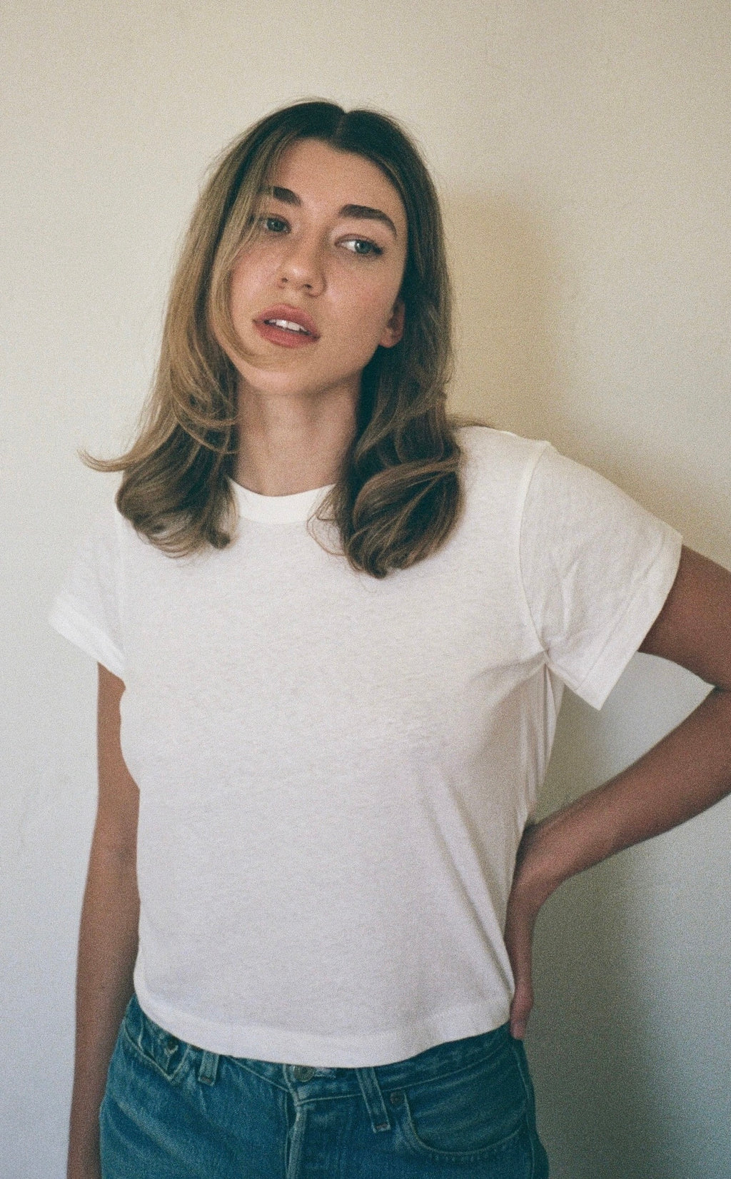 "The Topanga Tee" 100% Cotton - White