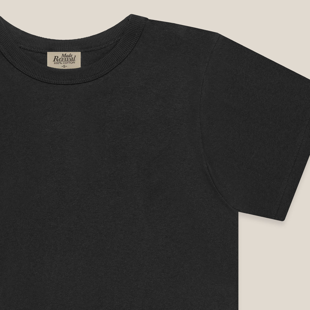"The Nikki Tee" 100% Cotton (Long Cut) - Black