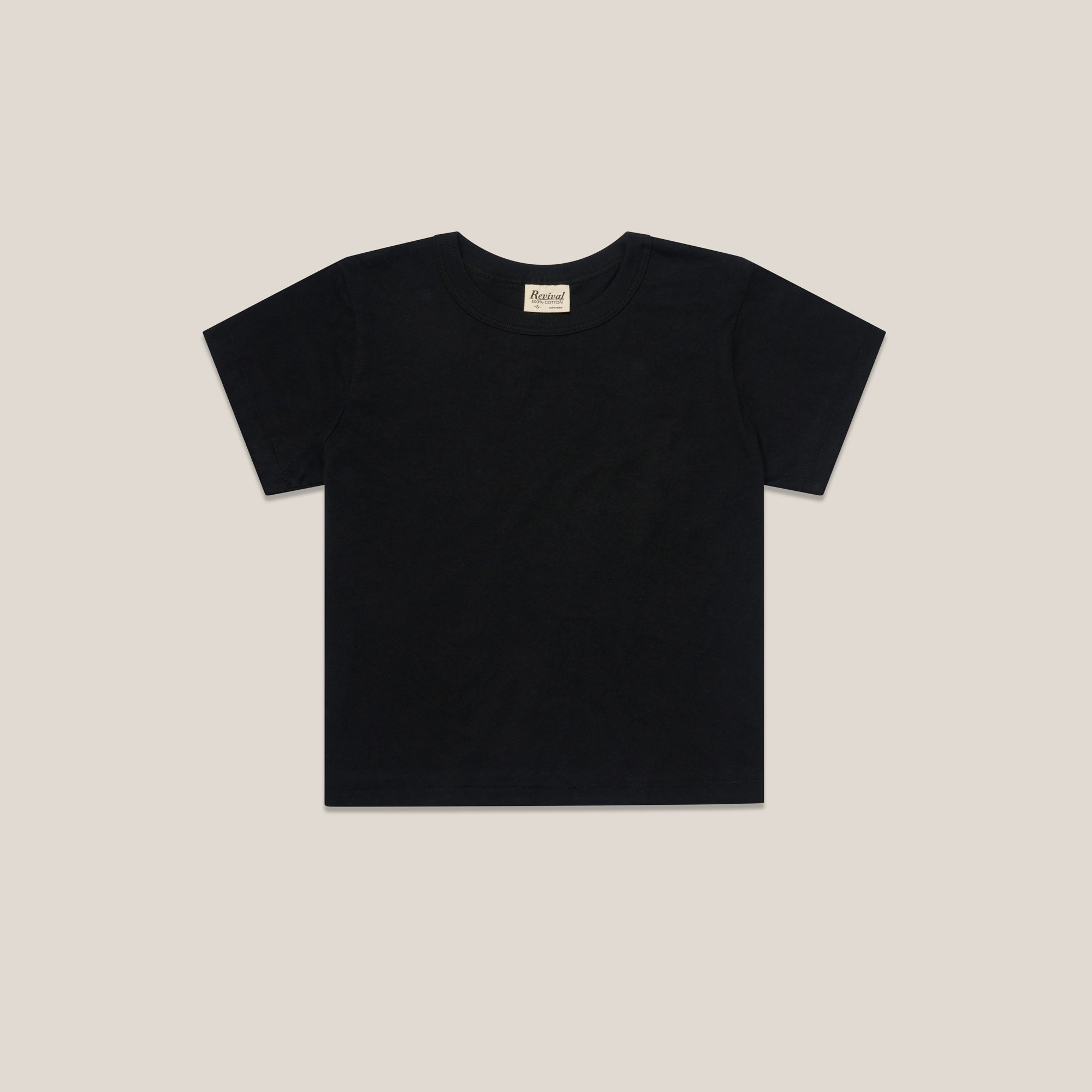 "The Topanga Tee" 100% Cotton - Black