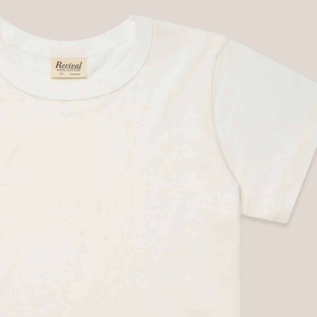 "The Topanga Tee" 100% Cotton - White