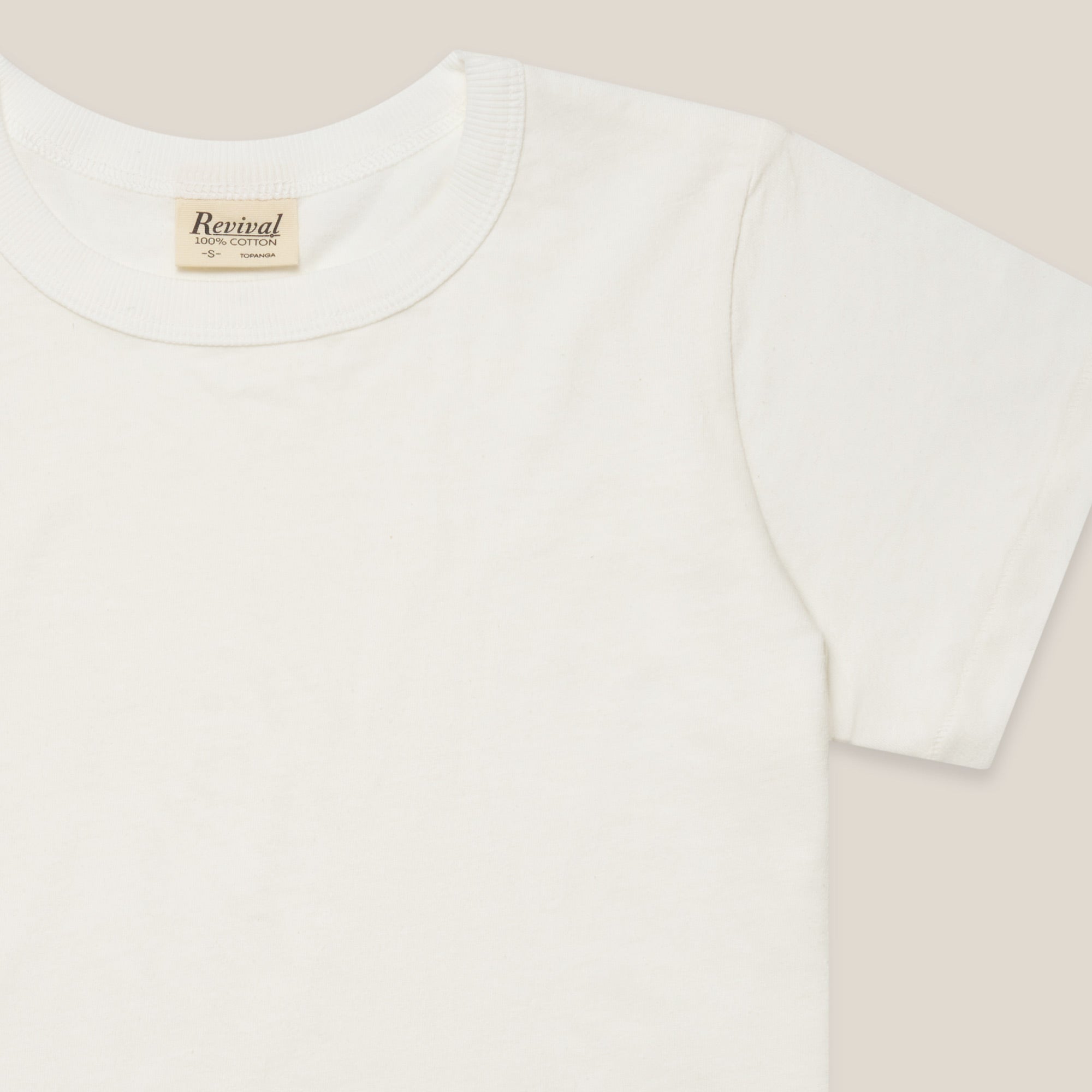 "The Topanga Tee" 100% Cotton - White