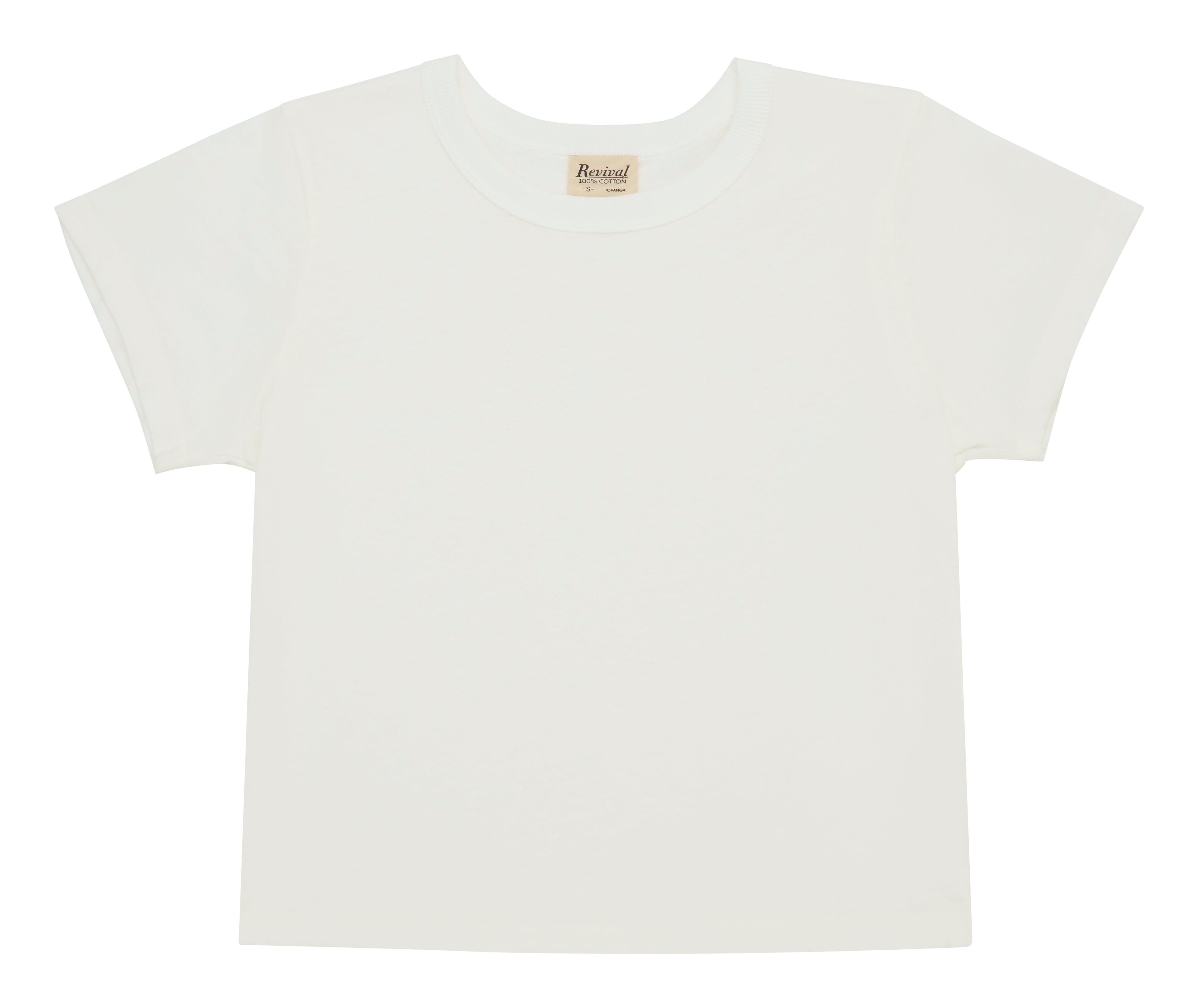 "The Topanga Tee" 100% Cotton - White