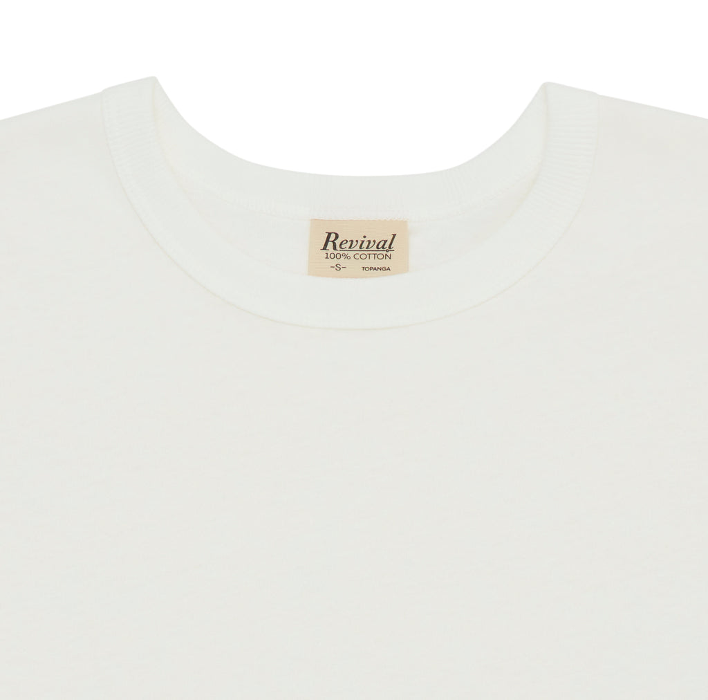 "The Topanga Tee" 100% Cotton - White