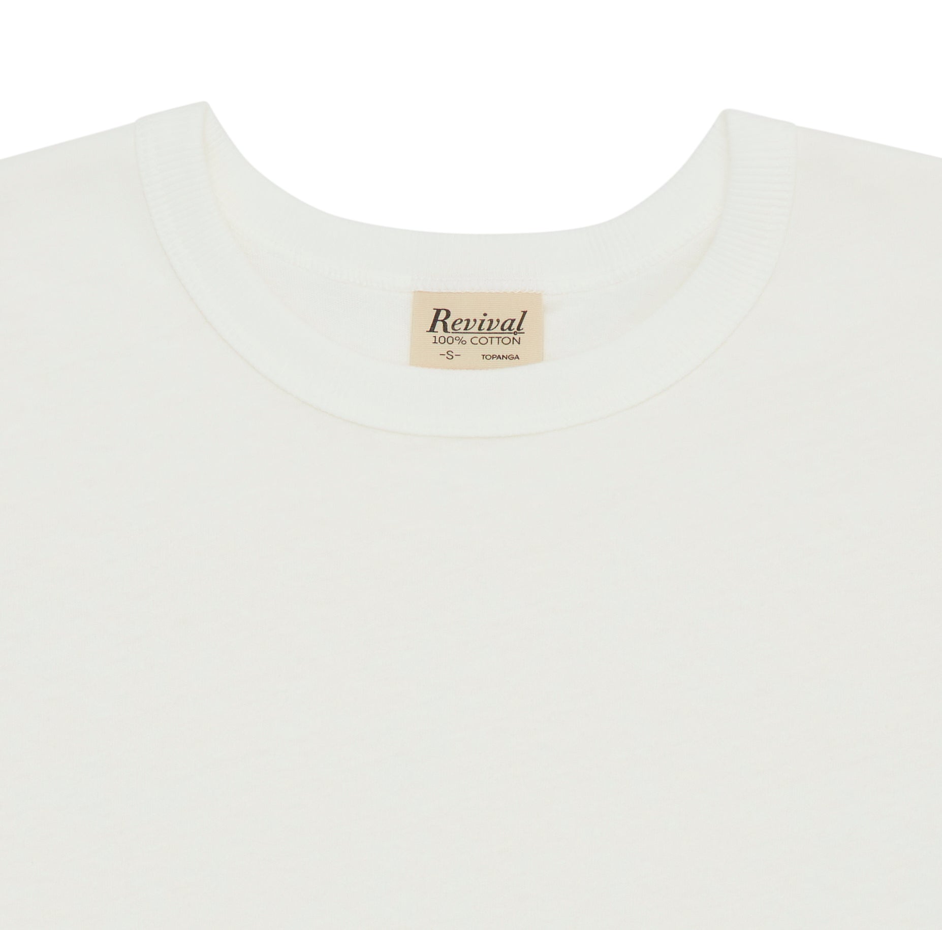 "The Topanga Tee" 100% Cotton - White
